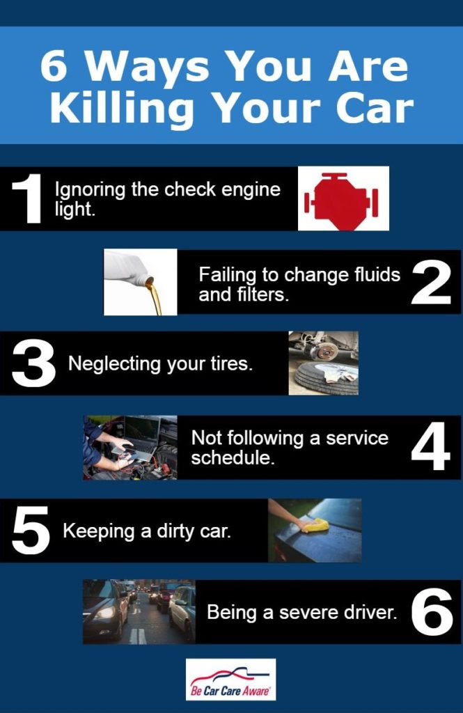 6 ways you are killing your car